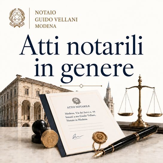 Atti notarili in genere